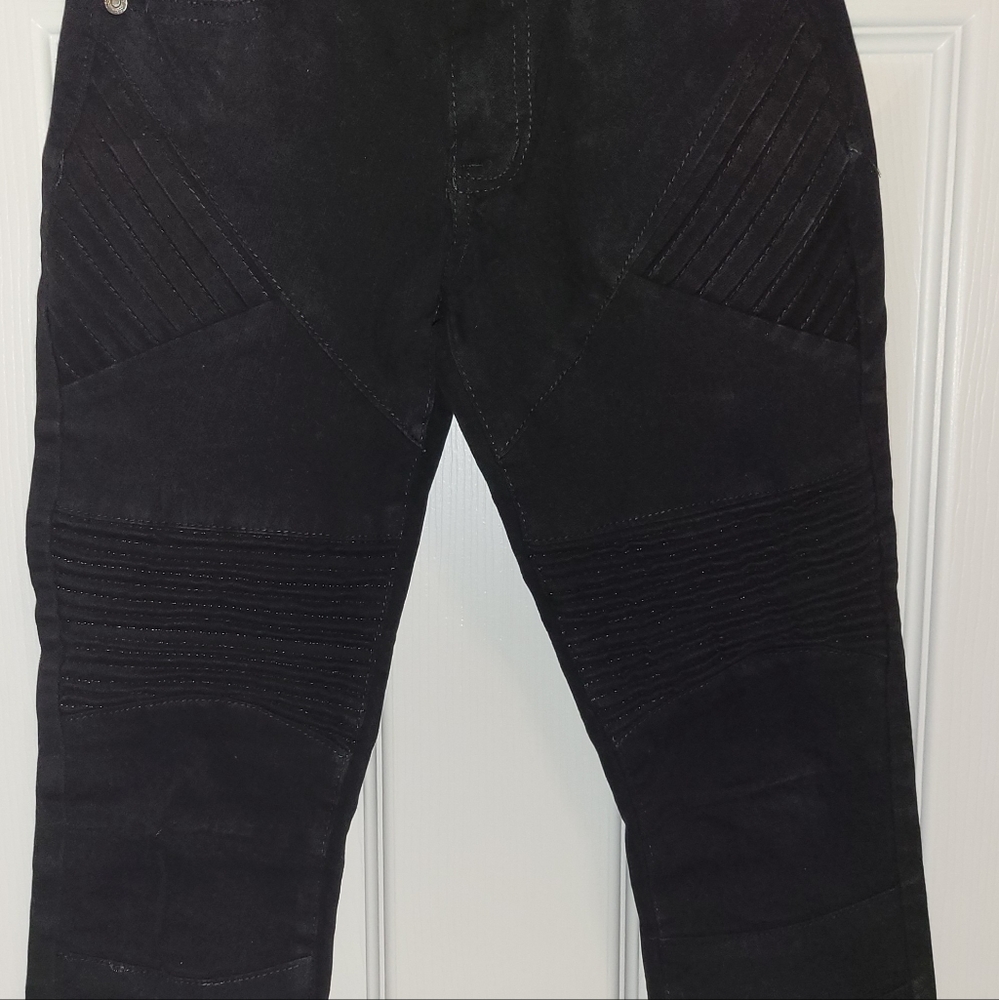Boy's Textured Straight Leg Jeans